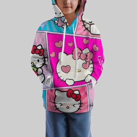 Hello Kitty Hoodie Colorful Cute Hoodie For Girl Kids Clothes HK-1125-33 6