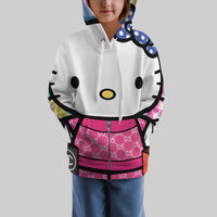 Hello Kitty Hoodie Colorful Cute Hoodie For Girl Kids Clothes HK-1125-1 3