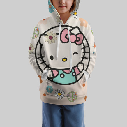 Hello Kitty Hoodie Colorful Cute Hoodie For Girl Kids Clothes HK-1125-33 8