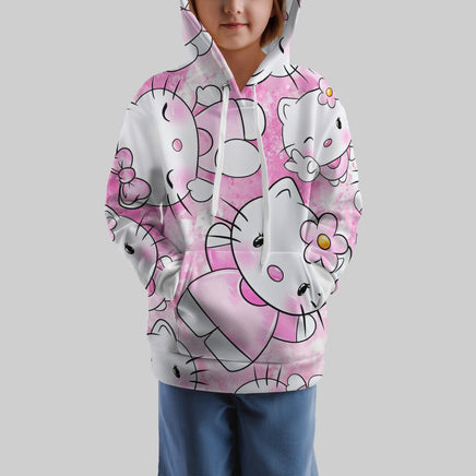 Hello Kitty Hoodie Colorful Cute Hoodie For Girl Kids Clothes HK-1125-43 1