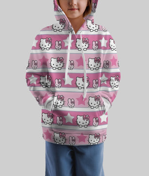 Lusy Store Hello Kitty Hoodie Colorful Cute Hoodie For Girl Kids Clothes HK-1125-52 Hoodies & Sweatshirts