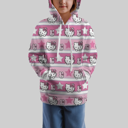 Hello Kitty Hoodie Colorful Cute Hoodie For Girl Kids Clothes HK-1125-52 3