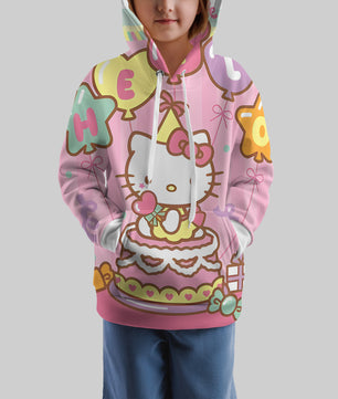 Lusy Store Hello Kitty Hoodie Colorful Cute Hoodie For Girl Kids Clothes HK-1125-1 Hoodies & Sweatshirts