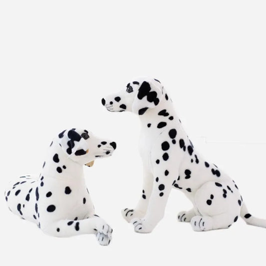 Lusy Store LLC Stuffed Animals Dog Dalmatian Plush Toy Lifelike Giant Dog Toy Realistic Animal Gift For Children Plush