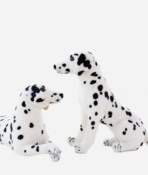 Lusy Store LLC Stuffed Animals Dog Dalmatian Plush Toy Lifelike Giant Dog Toy Realistic Animal Gift For Children Plush