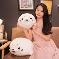 Lusy Store LLC Cute Soft Animal Sea Lion Doll Baby Sleeping Pillow Cartoon Marine Animals Seal Plush Stuffed Lovely Gift Plush