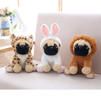 Stuffed Simulation Dogs Plush Sharpei Pug Lovely Puppy Pet Toy Plush Gifts