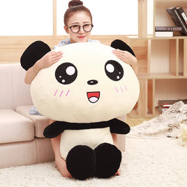 Big Head Panda Plush Toy Stuffed Lovely Cartoon Bear Gift for Friends Soft Animal Pillow Christmas Gift 40cm