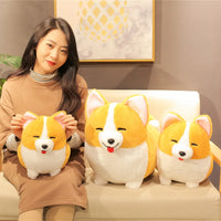 Lovely Corgi Dog Plush Toy Stuffed Soft Animal Cartoon Pillow Cute Christmas Gift