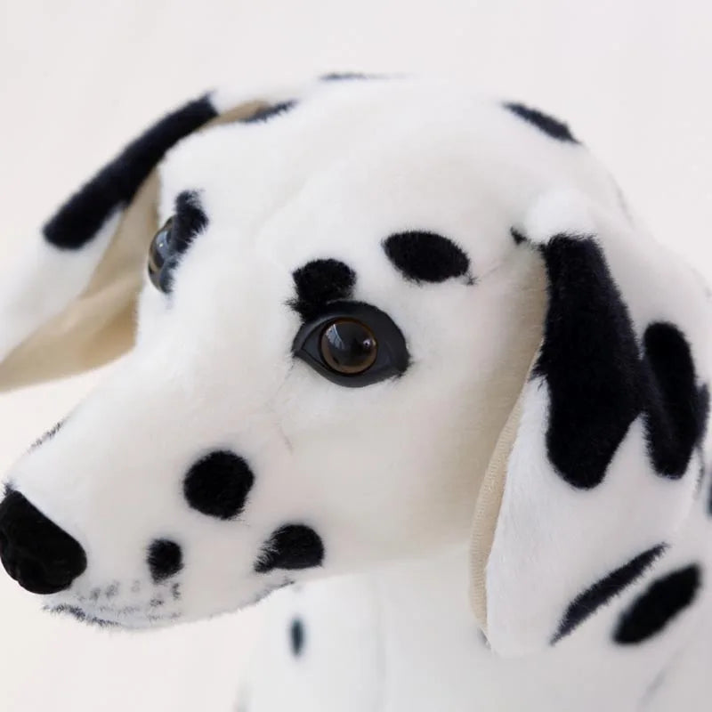 Lusy Store LLC Stuffed Animals Dog Dalmatian Plush Toy Lifelike Giant Dog Toy Realistic Animal Gift For Children Plush