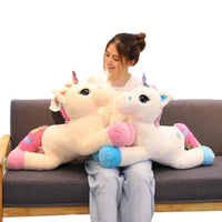 Lusy Store LLC Rainbow Unicorn Plush Toys Kawaii Kids Toys Stuffed Cartoon Animal Baby Doll Children Christmas Birthday Gift Plush