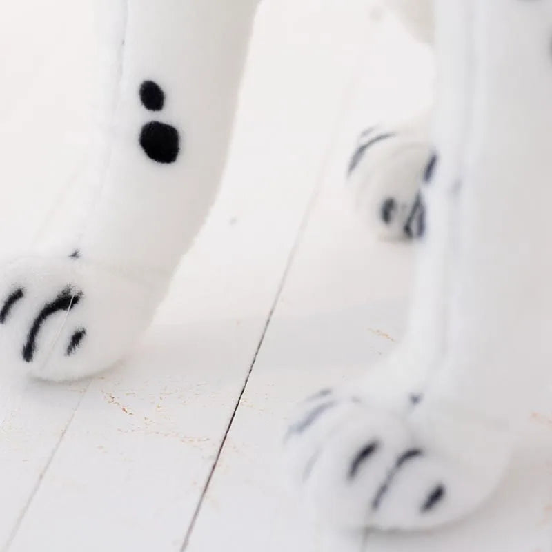 Lusy Store LLC Stuffed Animals Dog Dalmatian Plush Toy Lifelike Giant Dog Toy Realistic Animal Gift For Children Plush