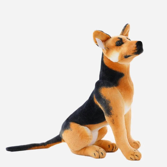 Lusy Store LLC Giant Dog Toy Realistic Stuffed Animals German Dog Shepherd Plush Toys Gift For Children Plush