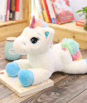 Lusy Store LLC Rainbow Unicorn Plush Toys Kawaii Kids Toys Stuffed Cartoon Animal Baby Doll Children Christmas Birthday Gift Plush