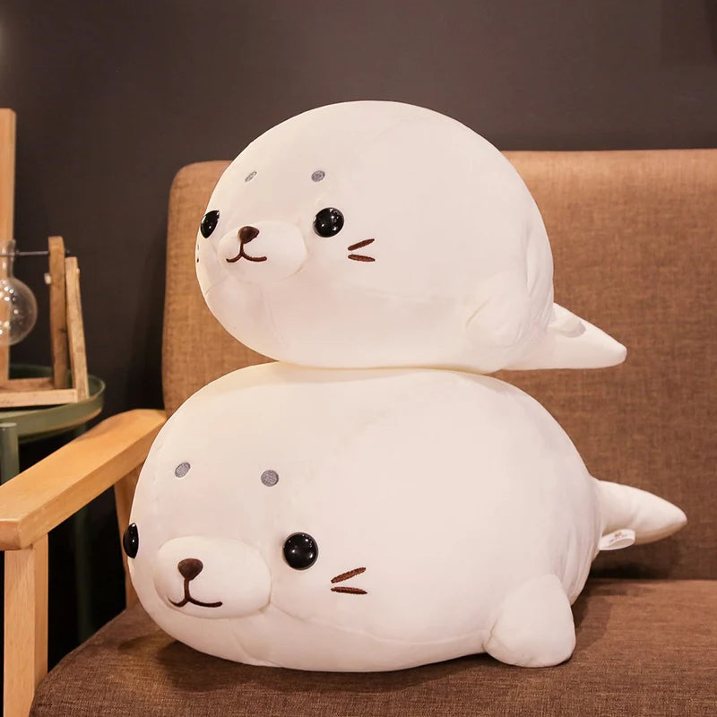 Lusy Store LLC Cute Soft Animal Sea Lion Doll Baby Sleeping Pillow Cartoon Marine Animals Seal Plush Stuffed Lovely Gift Plush