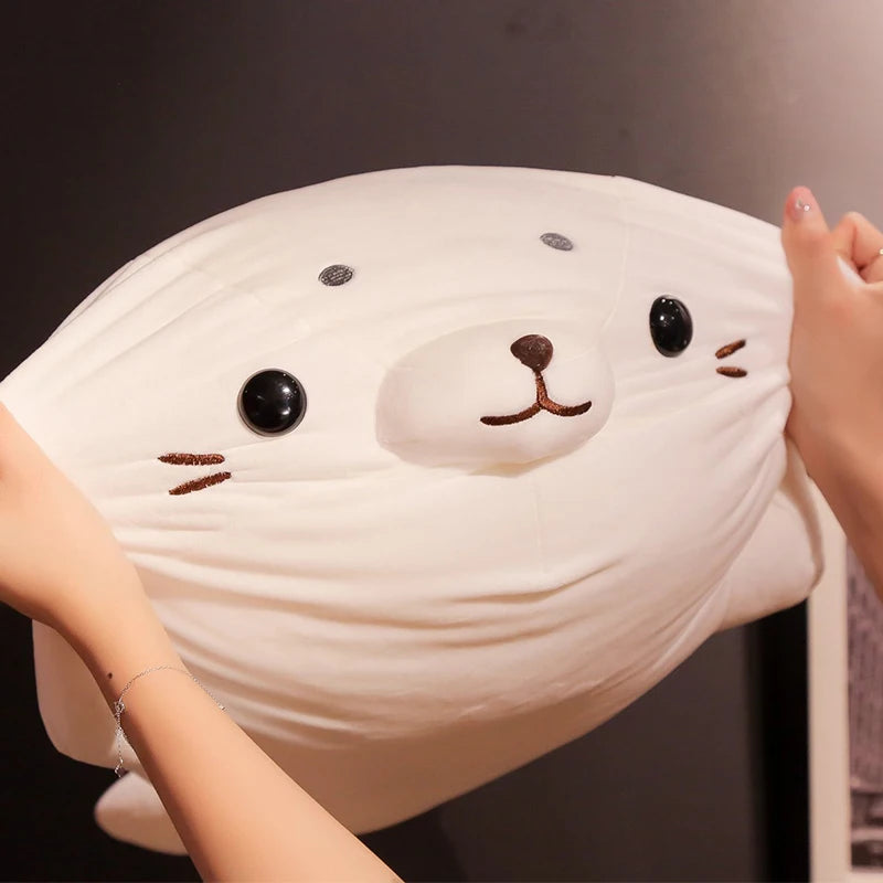 Lusy Store LLC Cute Soft Animal Sea Lion Doll Baby Sleeping Pillow Cartoon Marine Animals Seal Plush Stuffed Lovely Gift Plush