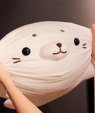 Lusy Store LLC Cute Soft Animal Sea Lion Doll Baby Sleeping Pillow Cartoon Marine Animals Seal Plush Stuffed Lovely Gift Plush