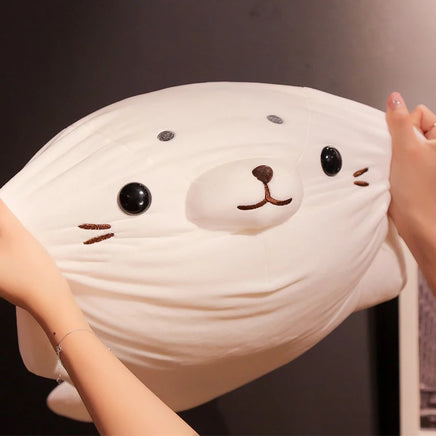 Lusy Store LLC Cute Soft Animal Sea Lion Doll Baby Sleeping Pillow Cartoon Marine Animals Seal Plush Stuffed Lovely Gift Plush