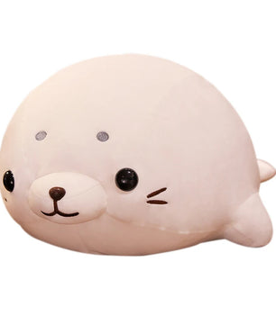 Lusy Store LLC Cute Soft Animal Sea Lion Doll Baby Sleeping Pillow Cartoon Marine Animals Seal Plush Stuffed Lovely Gift Plush