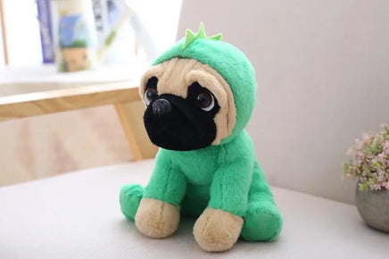 Stuffed Simulation Dogs Plush Sharpei Pug Lovely Puppy Pet Toy Plush Gifts 20cm dinosaur