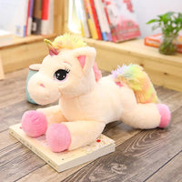 Lusy Store LLC Rainbow Unicorn Plush Toys Kawaii Kids Toys Stuffed Cartoon Animal Baby Doll Children Christmas Birthday Gift Plush