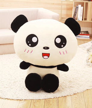 Lusy Store LLC Big Head Panda Plush Toy Stuffed Lovely Cartoon Bear Gift for Friends Soft Animal Pillow Christmas Gift Plush