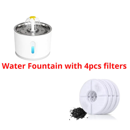 Lusy Store LLC USB Powered Cat Water Fountain Pets