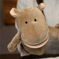 Giraffe Plush Toy Hand Puppet – Soft & Realistic Jungle Animal, 10.6" – Lusy Store 2 10.6"