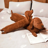 Lusy Store LLC Dachshund Dog Plush Pillow Lifelike Stuffed Throw Cushion for Sofa Chair Home Decoration Long Dog Pillow Gift Plush