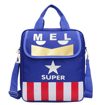 Lusy Store Spiderman Backpack Children Schoolbags Superhero Captain America Backpacks Boy B108 