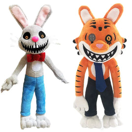 Mr. Hopp's Playhouse 2 Plush Toy Horror Game Plushie Mr Hopp Mr Stripes Miss Bo Stuffed Animal Tiger Rabbit Panda Fans Gift