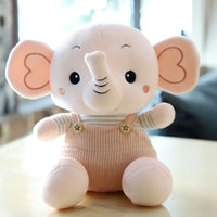 Elephant Plush Toy – Soft & Huggable Stuffed Animal 9.45in | Lusy Store Pink 9.45"