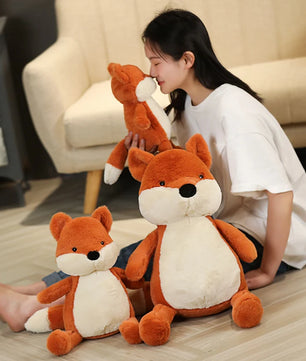 Cute Plush Fox Toy Pillow Big Size Stuffed Animal Fox Soft Gift for Children