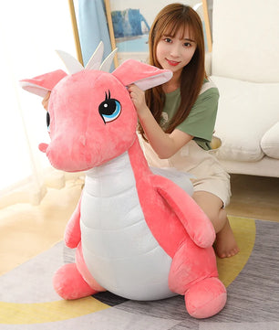 Lusy Store LLC Giasnt Cute Flying Dinosaur Plush Toys Stuffed Animal Dragon Toy Dolls for Kids Gift Plush