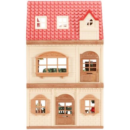 Simulation Kitchen Forest Family Small House Double Three- Story Villa Reindeer Animal Model Furniture Toy Gifts