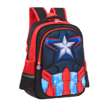 Lusy Store Spiderman Backpack Children Schoolbags Superhero Captain America Backpacks Boy B108 
