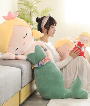 Lusy Store LLC Large Mermaid High Quality Filled Cotton Stuffed Plush Toy Plush
