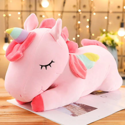 Lusy Store LLC Giant Unicorn Plush Toy Soft Stuffed Unicorn Soft Horse Toys For Children Girl Pillow Birthday Gifts Plush