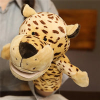 Giraffe Plush Toy Hand Puppet – Soft & Realistic Jungle Animal, 10.6" – Lusy Store 18 10.6"
