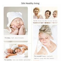 Liv-Esthete Romantic 100% Silk Bedding Set Mulberry Beauty Silk Bed Set Beauty Quilt Cover Pillowcase Double Queen King Sheet Lusy Store
