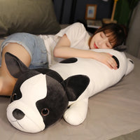 Lying French Bulldog Plush Toys Stuffed Cute Dog Puppy Animal Doll Soft Long Sleep Pillow Cushion Gift
