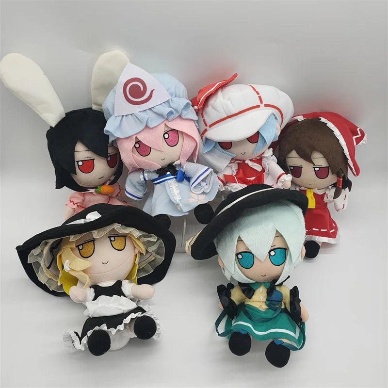 Lusy Store LLC TouHou Project Marisa Komeiji Koishi Hakurei Reimu Hon Meirin Hata no koko Cosplay Plush Doll Stuffed Gift Plush