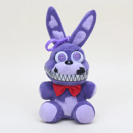 Freddy Plush Foxy Chica Bonnie Springtrap Golden Freddy Fazbear 25cm Plush Soft Stuffed Gift Y 15CM pendant