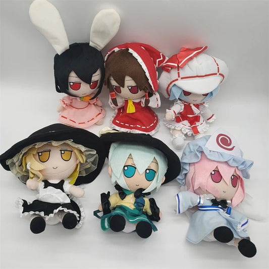 Lusy Store LLC TouHou Project Marisa Komeiji Koishi Hakurei Reimu Hon Meirin Hata no koko Cosplay Plush Doll Stuffed Gift Plush
