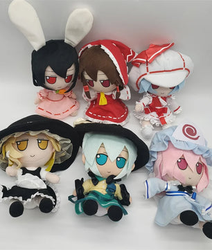 Lusy Store LLC TouHou Project Marisa Komeiji Koishi Hakurei Reimu Hon Meirin Hata no koko Cosplay Plush Doll Stuffed Gift Plush