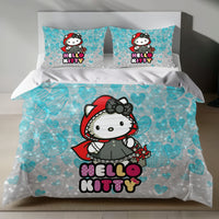 Hello Kitty Little Red Riding Hood Bedding Set 4pcs - Bedding Sets