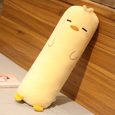 Dinosaur Pig Rabbit Bear Husky Duck Plush Toys Stuffed Soft Long Sleep Pillow Doll Cushion Kids Girls Gift Duck