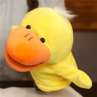 Giraffe Plush Toy Hand Puppet – Soft & Realistic Jungle Animal, 10.6" – Lusy Store 20 10.6"