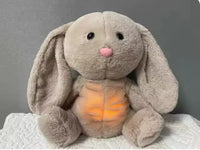 Lusy Store LLC Breathing Bunny Soothing Sensory Plush Toy Toys