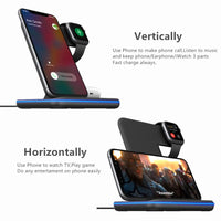 3 in 1 Wireless Charging Stand - Lusy Store LLC 